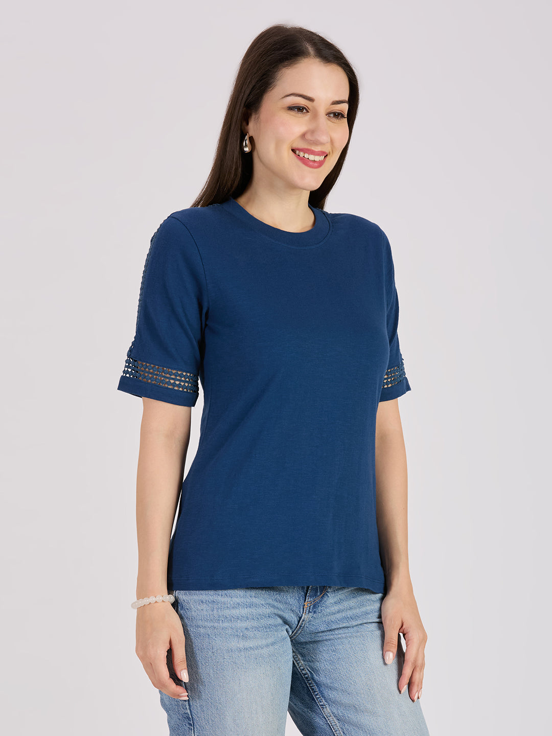 Sitayya Solid Top - Navy