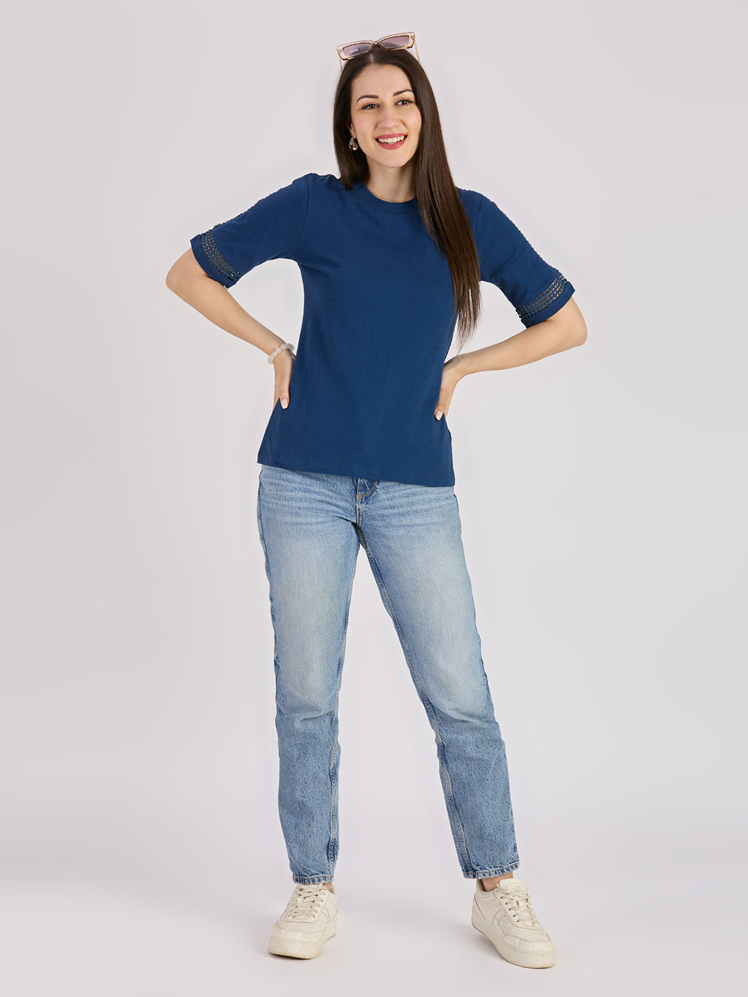 Sitayya Solid Top - Navy