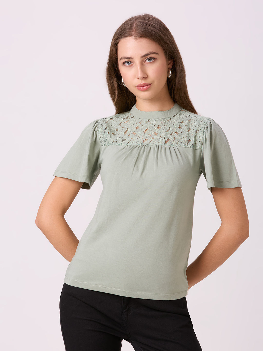 Sitayya Solid Top - Lilly Pad
