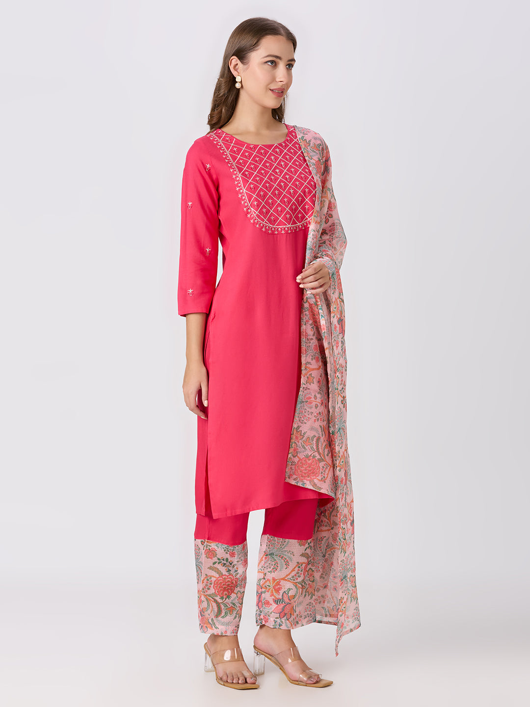 Sitayya Solid Set - Pink