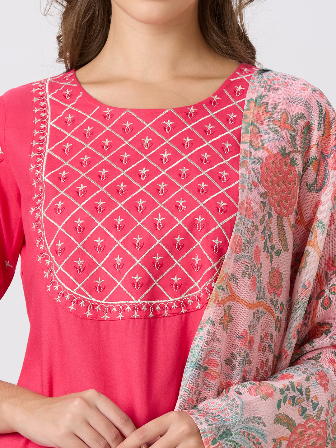 Sitayya Solid Set - Pink