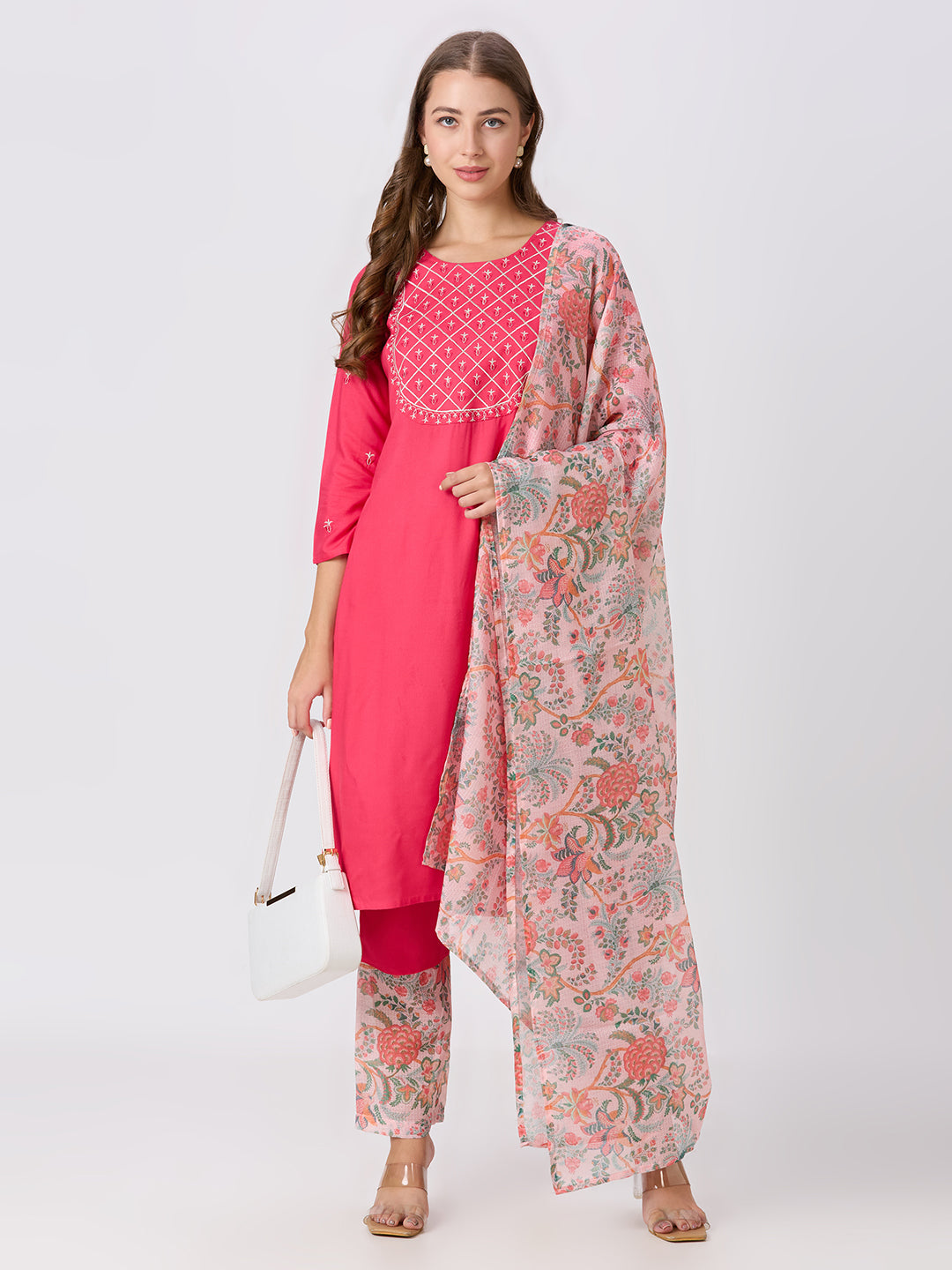 Sitayya Solid Set - Pink