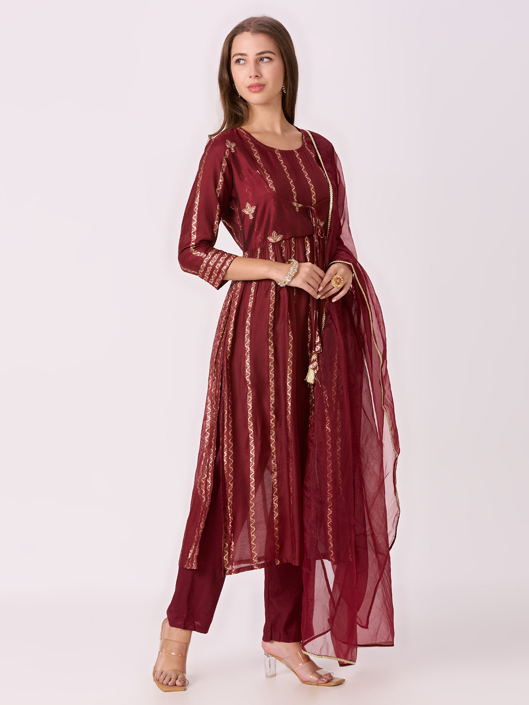 Sitayya Jacquard Set - Wine