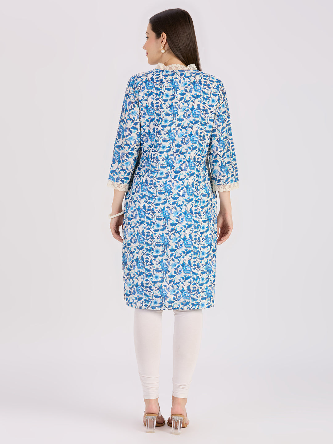 Sitayya Printed Kurti - Blue