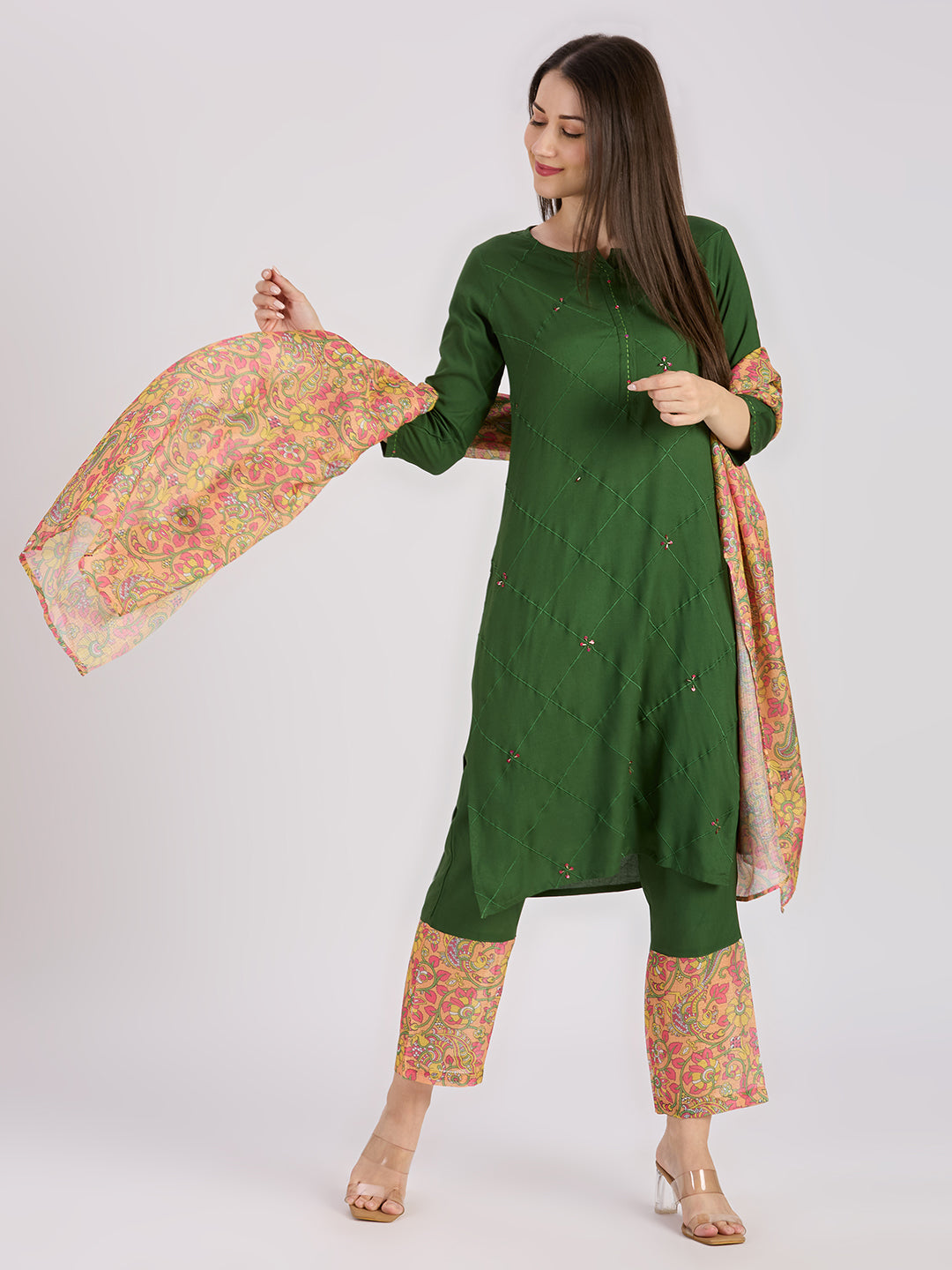 Sitayya Solid Set - Green