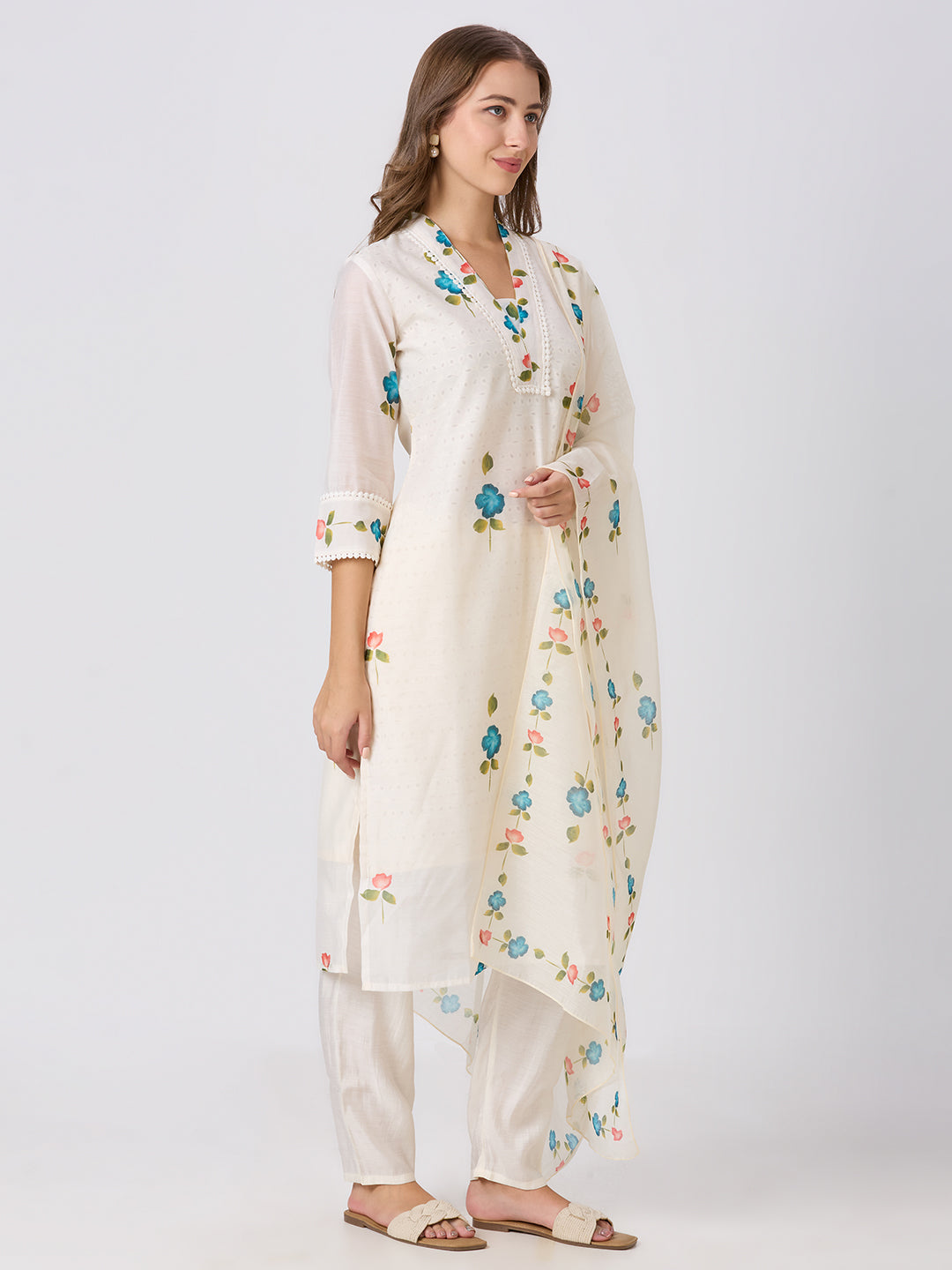 Sitayya Printed Set - Yellow