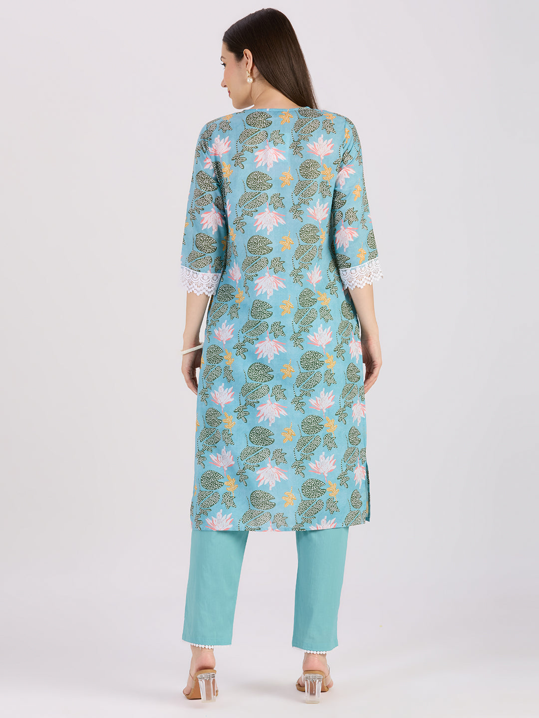 Sitayya Printed Set - Blue
