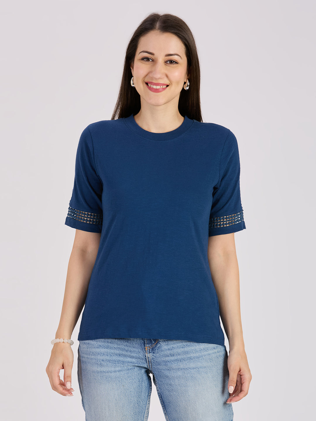 Sitayya Solid Top - Navy