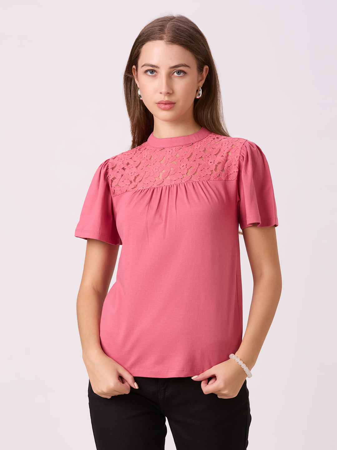 Sitayya Solid Top - Pink