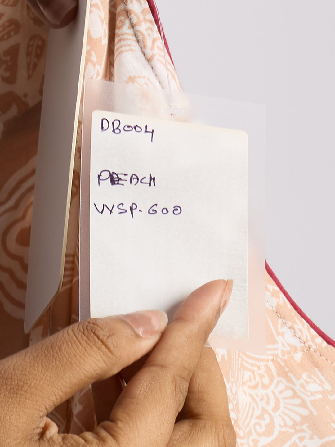 Sitayya Printed Dress - Peach