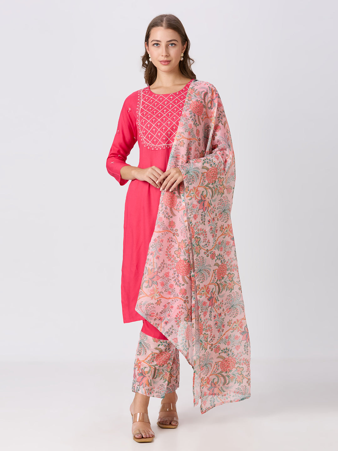 Sitayya Solid Set - Pink