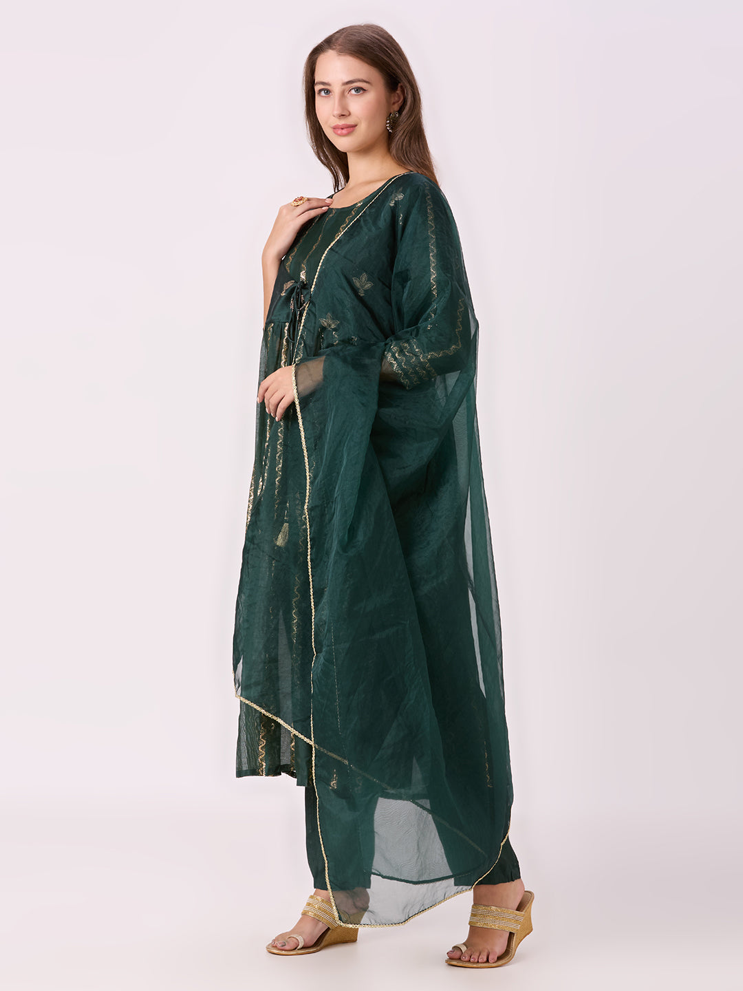 Sitayya Jacquard Set - Green