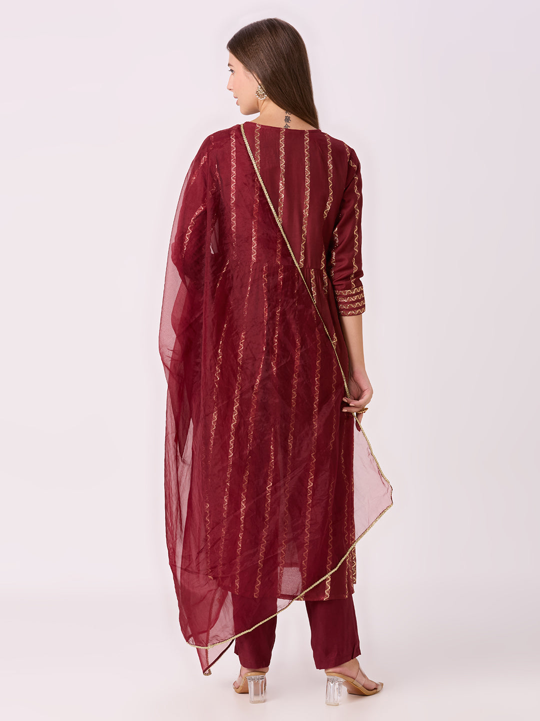 Sitayya Jacquard Set - Wine