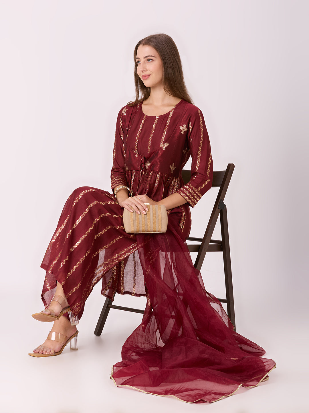 Sitayya Jacquard Set - Wine