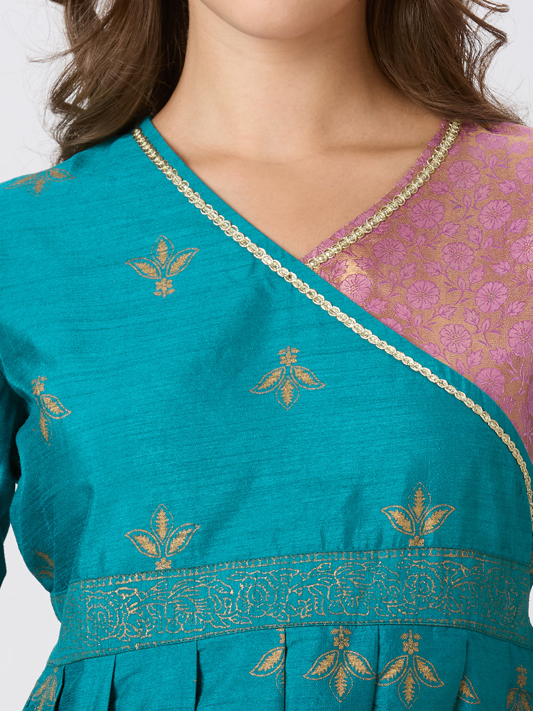 Sitayya Printed Dress - Teal