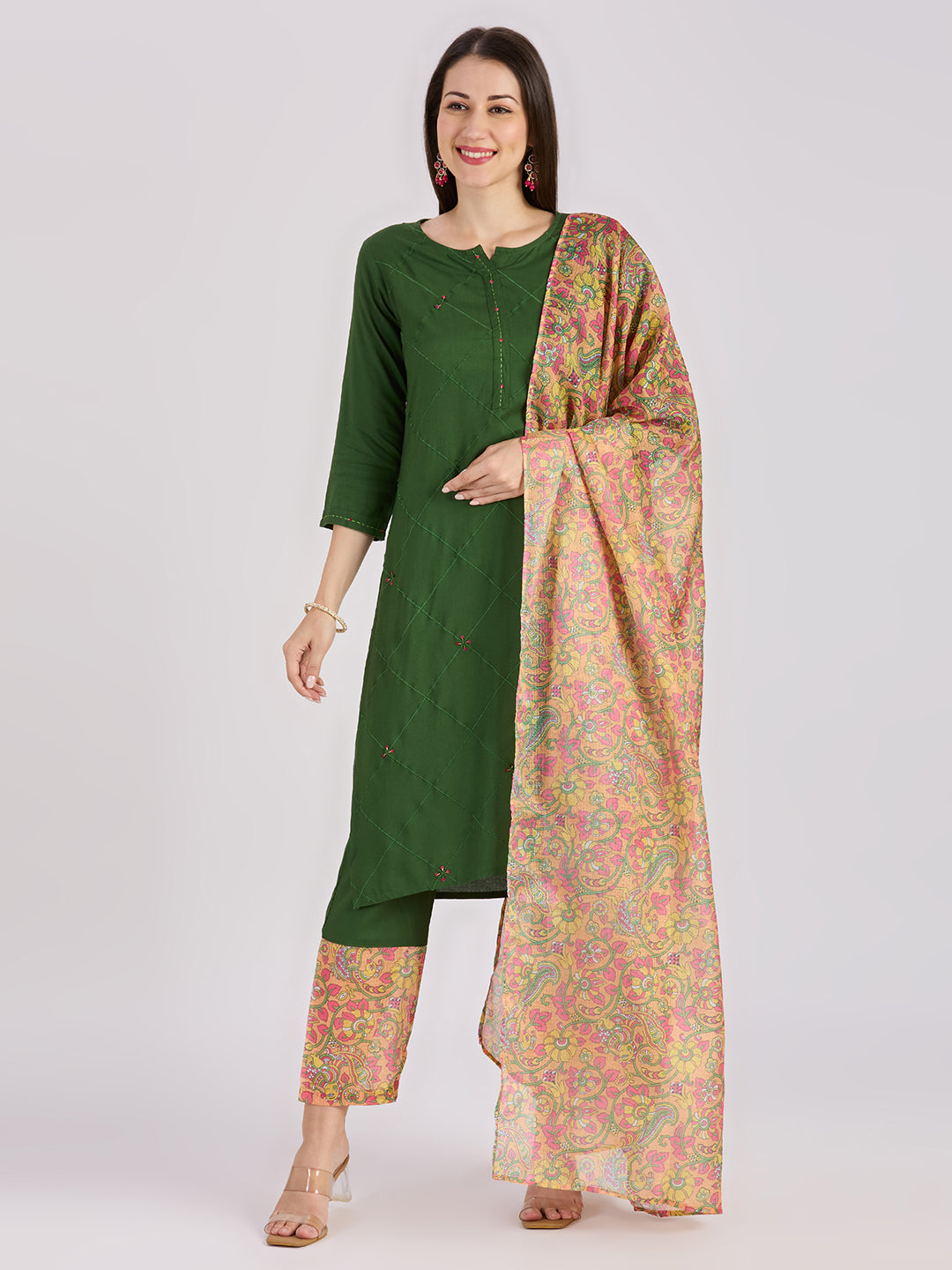 Sitayya Solid Set - Green