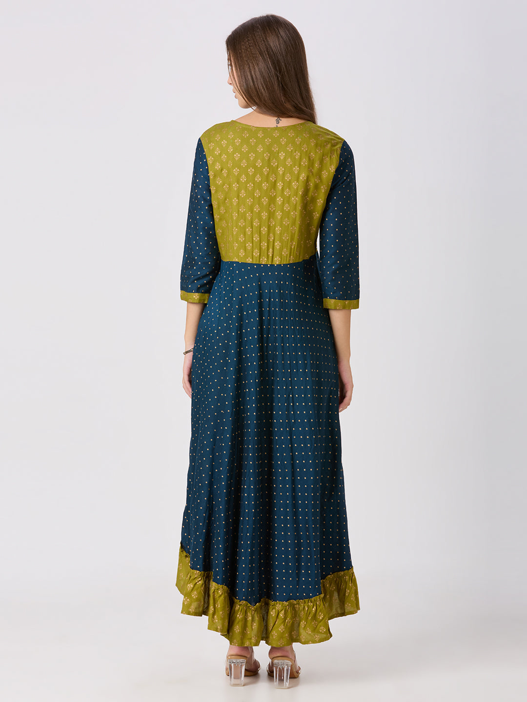 Sitayya Printed Kurti - Blue