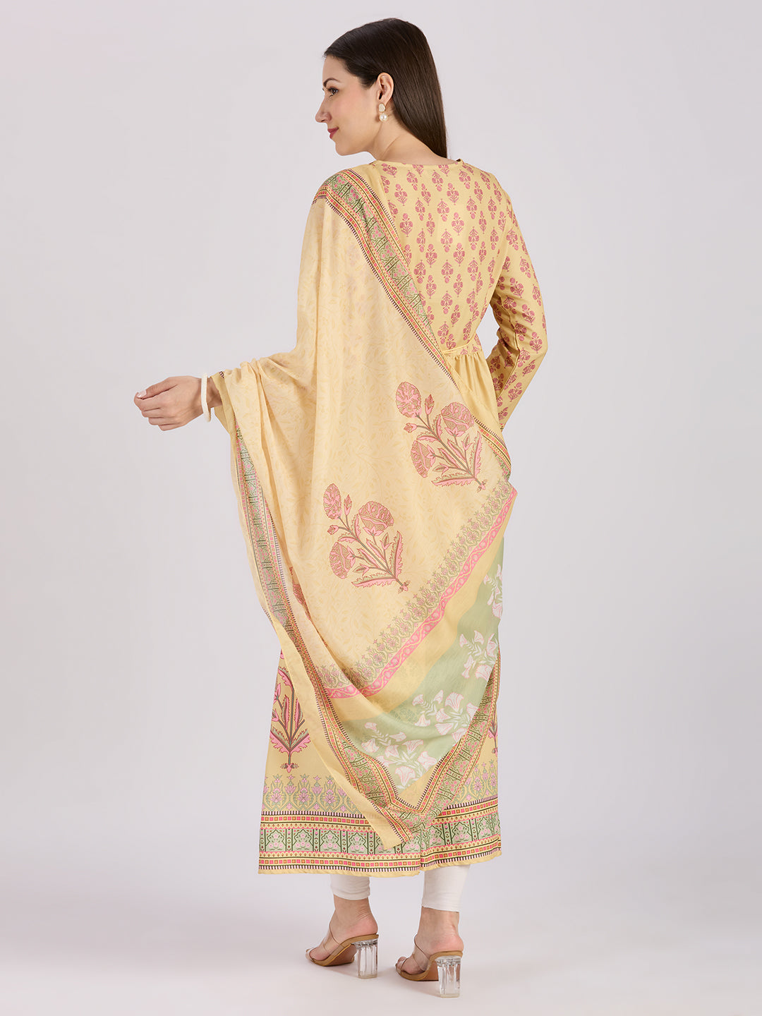 Sitayya Printed Set - Yellow