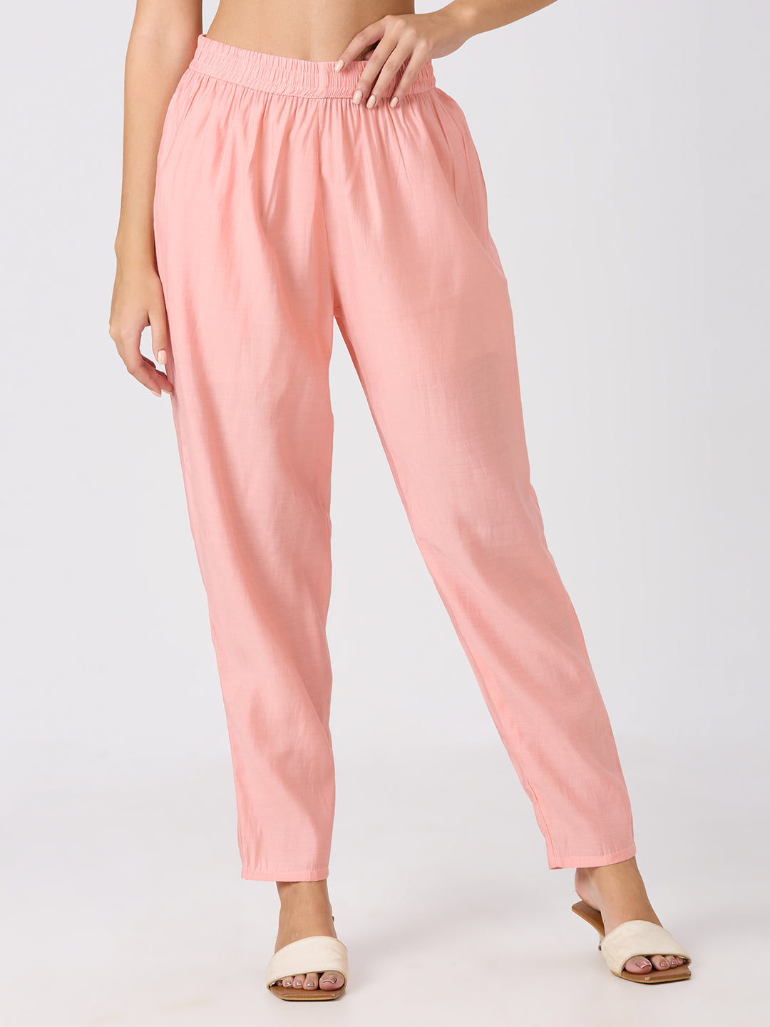 Sitayya Printed Set - Peach