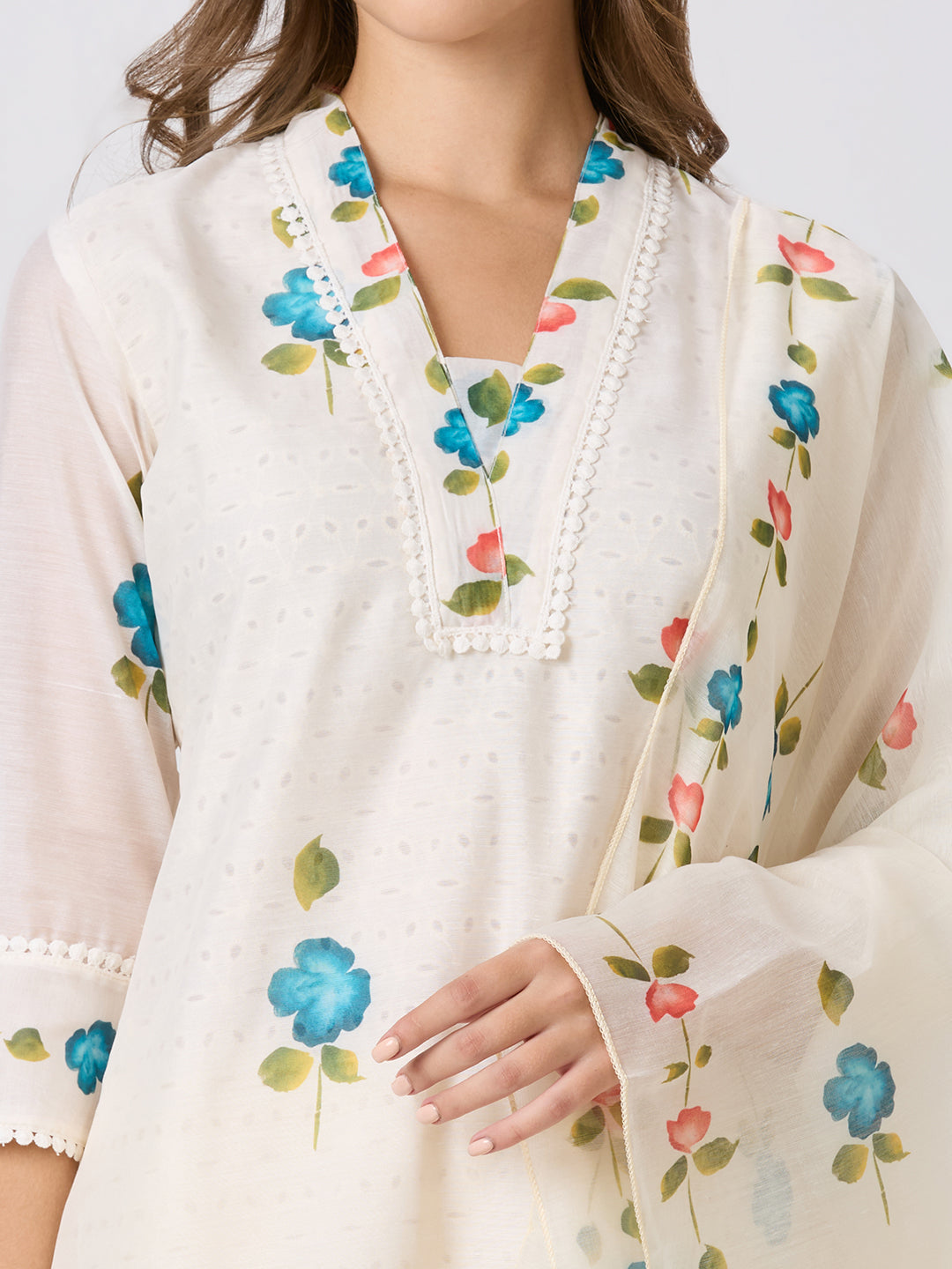 Sitayya Printed Set - Yellow