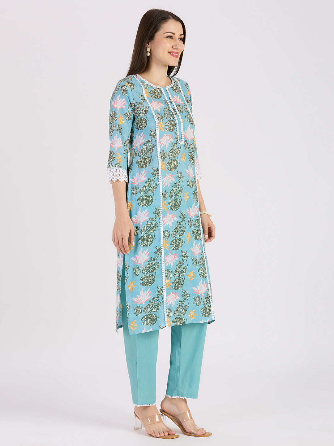 Sitayya Printed Set - Blue
