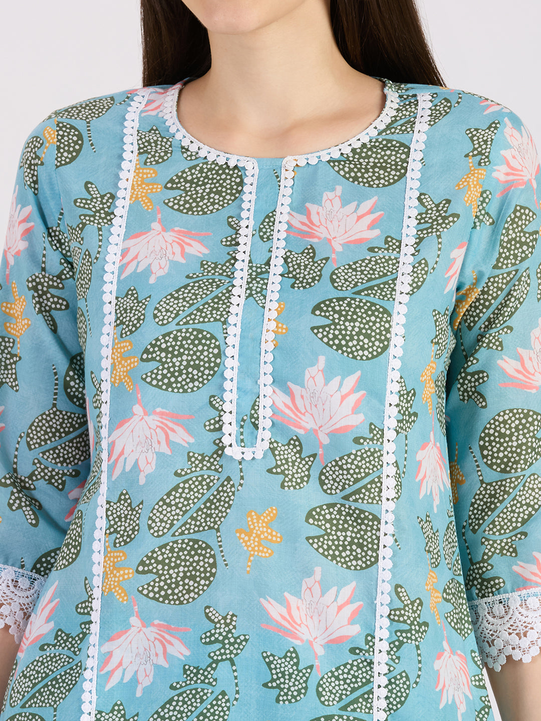 Sitayya Printed Set - Blue